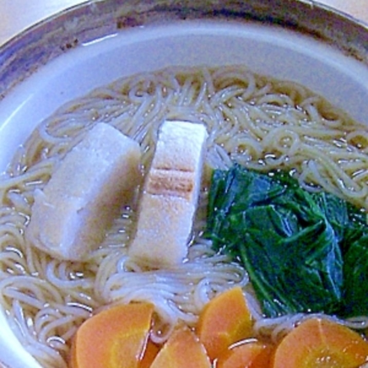 お腹に優しい、柔らか温麺（素麺）